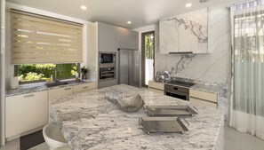 Private kitchen - The Spacious Beachfront villa near Banyan Tree (Tambon Choeng Thale)