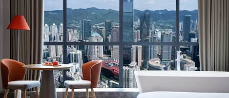 Luxury King Room | Down duvets, blackout curtains, soundproofing, iron/ironing board