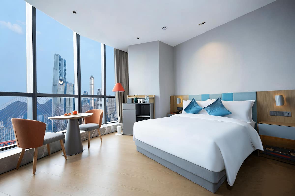 Comfortable King Size Room | Down duvets, blackout curtains, soundproofing