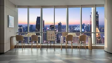 Sala de estar en el lobby