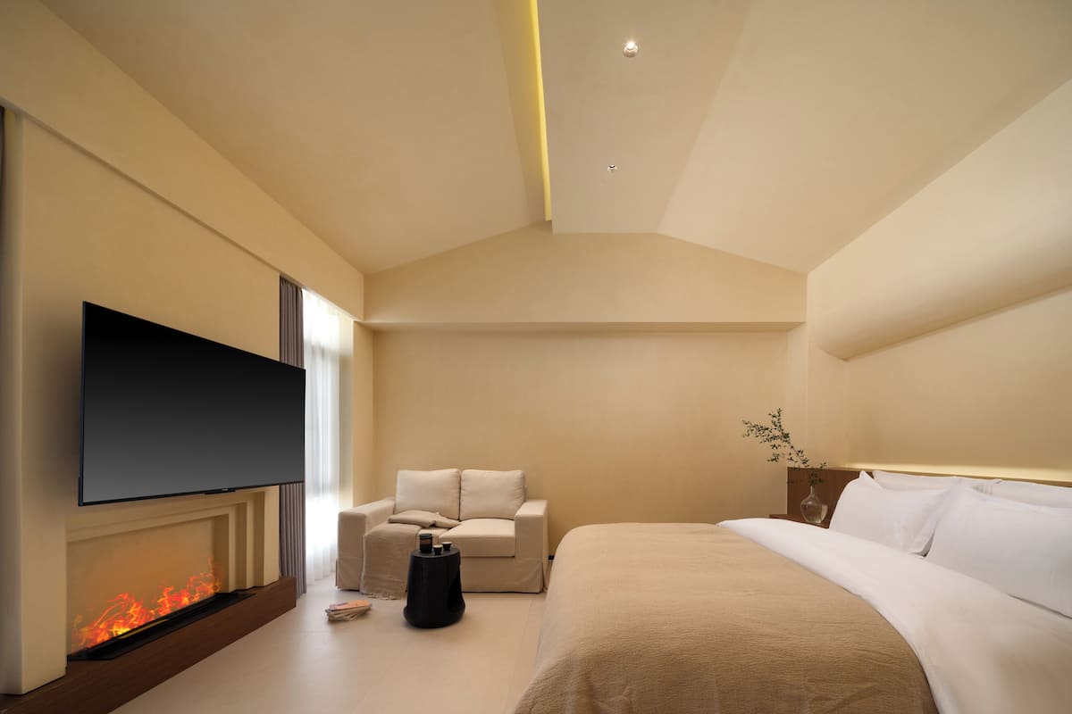 Habitación doble Elite | 1 habitación, edredón, decoración personalizada y wifi gratis