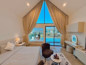 Deluxe Villa, 5 Bedrooms, Pool Access, Pool View | Living area | 32-inch flat-screen TV with cable channels - WildWildWest Pool Villa Khaoyai (Pak Chong)