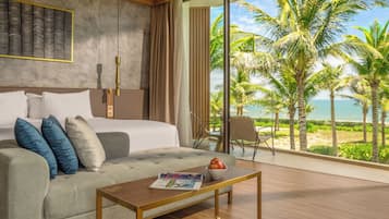 Apartamento de lujo, vistas al mar | 3 dormitorios y ropa de cama de alta calidad