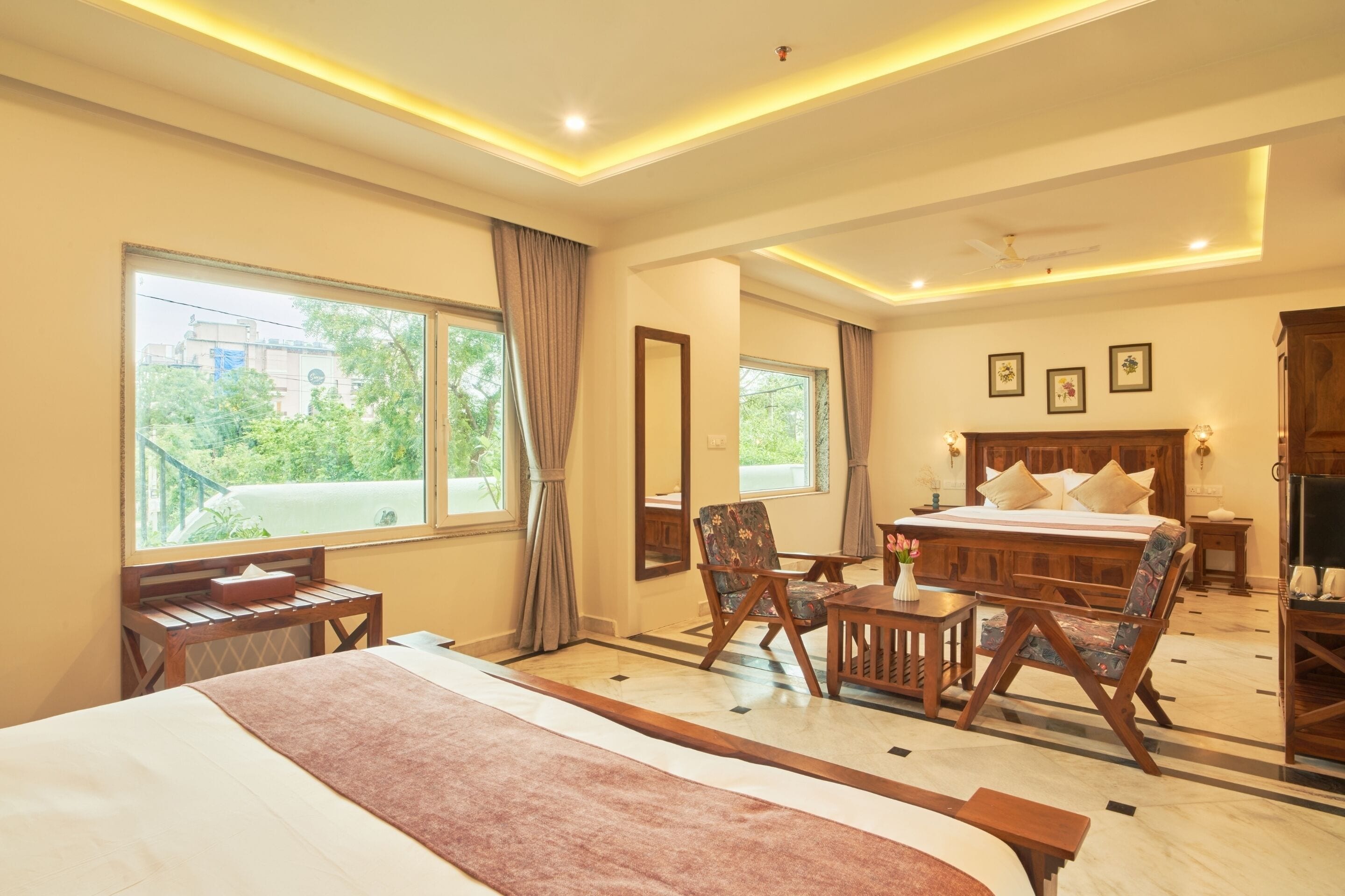 Superior Quadruple Room | Premium bedding, memory-foam beds, iron/ironing board, free WiFi