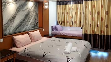 华丽木屋, 阳台, 部分海景 | 1 多间卧室、办公桌、熨斗/熨衣板、折叠床/加床(额外收费)