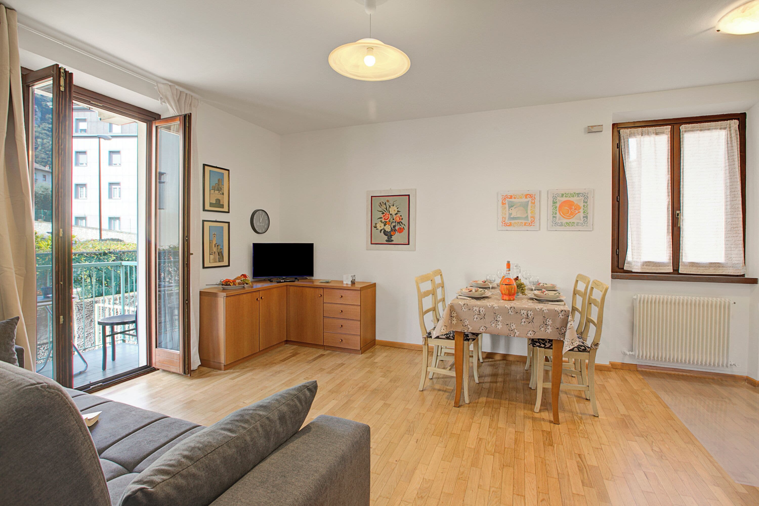 Family Apartment, Multiple Bedrooms (Ardaro 1) | Living area | 21-inch flat-screen TV with cable channels, TV