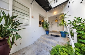 Interior entrance