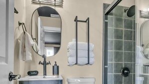 Shower, hair dryer, shampoo - Tim McGraw Themed Apartment! (Nashville)