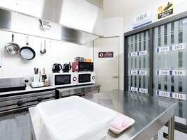 Espaço de cozinha compartilhada