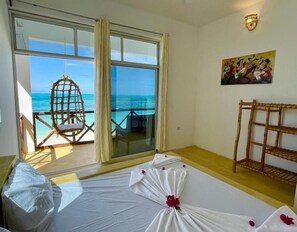 Deluxe Double Room, Beach View - Aquelia Rose Hotel (Jambiani)