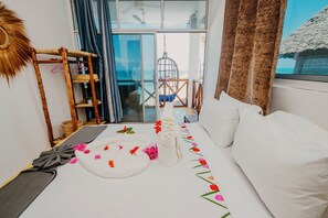Deluxe Double Room, Beach View - Aquelia Rose Hotel (Jambiani)