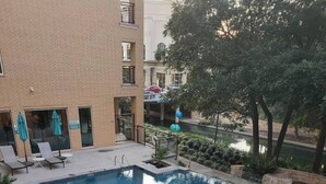 Apartment, 1 Bedroom, Accessible, Smoking | Pool | Outdoor pool - Ig-worthy Fiesta DT Retreat Hotel Apt Free Parking and Pets Allowed (San Antonio)