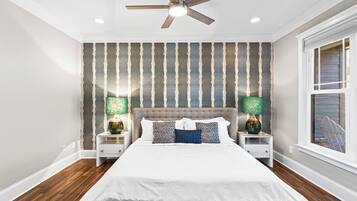 5 bedrooms, iron/ironing board, free WiFi, bed sheets