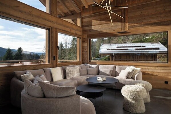 Living area - Chalet Alegria- 12 pers - spa - sauna (La Bresse)