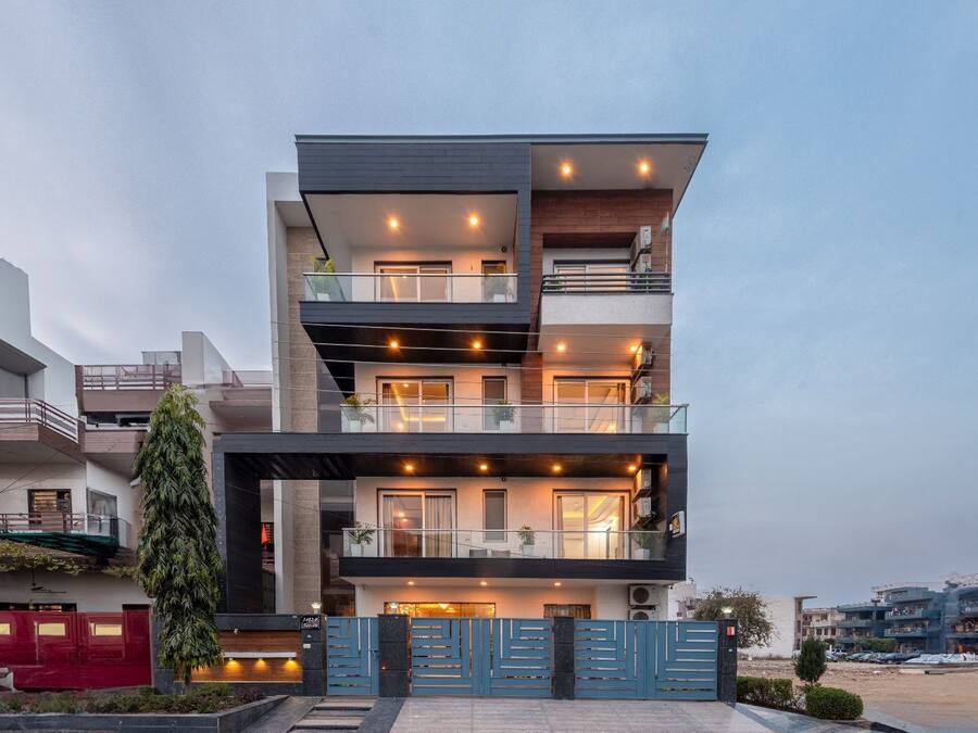 Majoituspaikan julkisivu