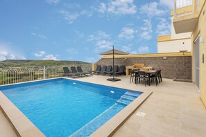 Family Villa, Multiple Bedrooms (Magnifica Gozitan Villa Pool And) | Pool