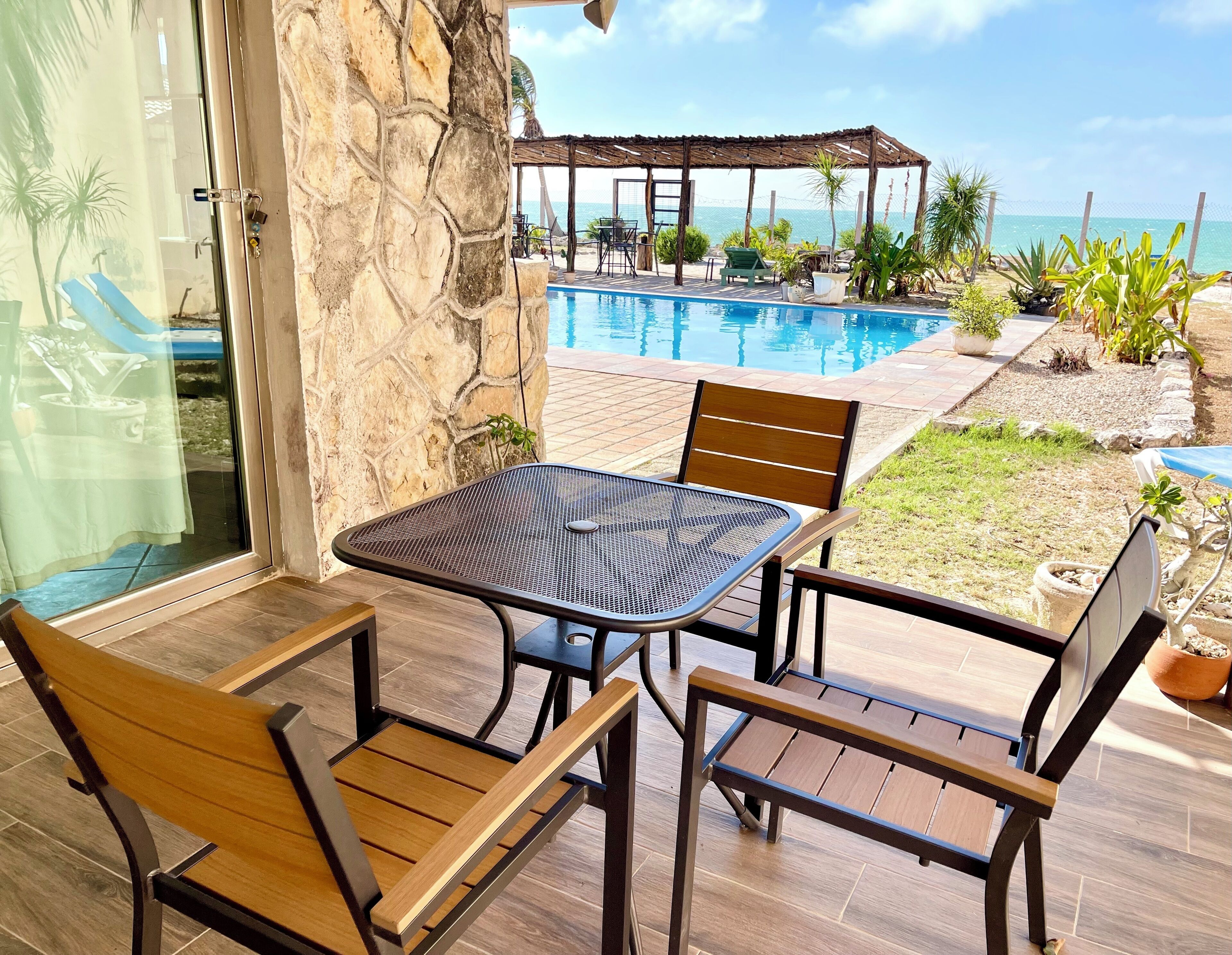 Junior Suite, 1 King Bed, Private Bathroom, Sea View | Terrace/patio