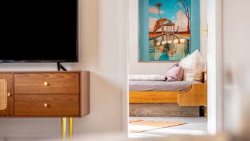 2 Schlafzimmer, Bügeleisen/Bügelbrett, kostenloses WLAN, Bettwäsche