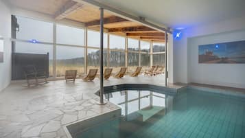 Indoor pool, a heated pool