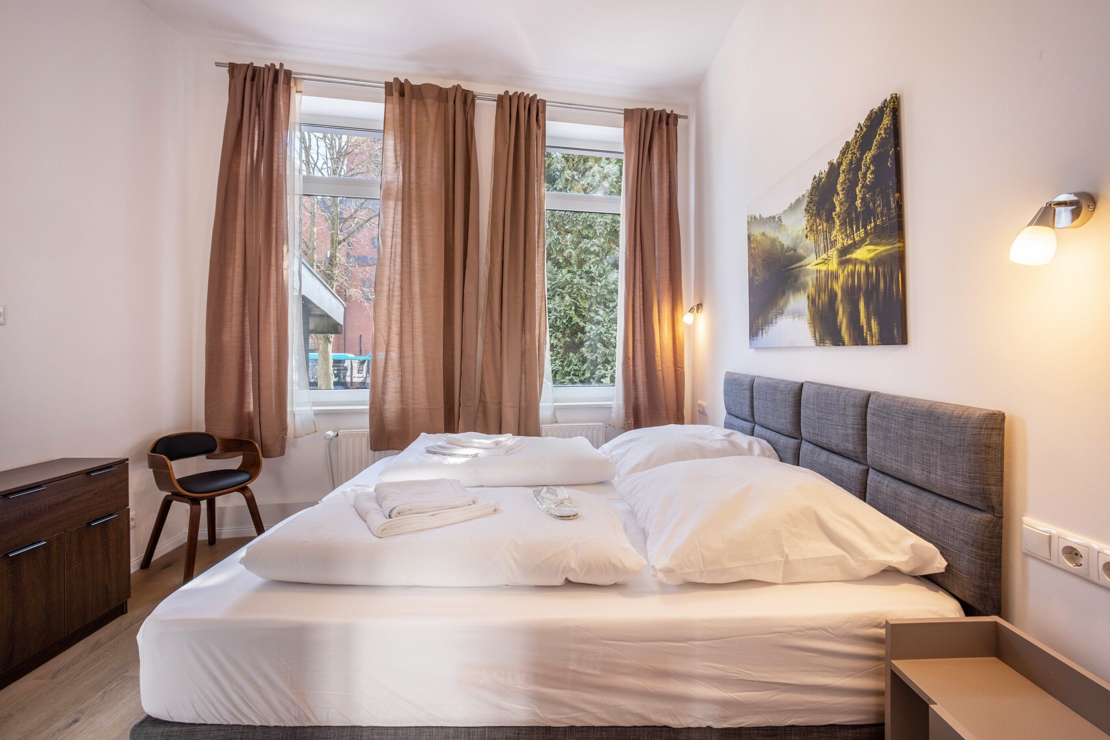 1 Schlafzimmer, kostenloses WLAN, Bettwäsche