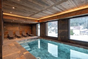 Pool - Chalet L'ECRIN DES CIMES 14 p - swimming pool, pétanque, Karaoke (Gérardmer)