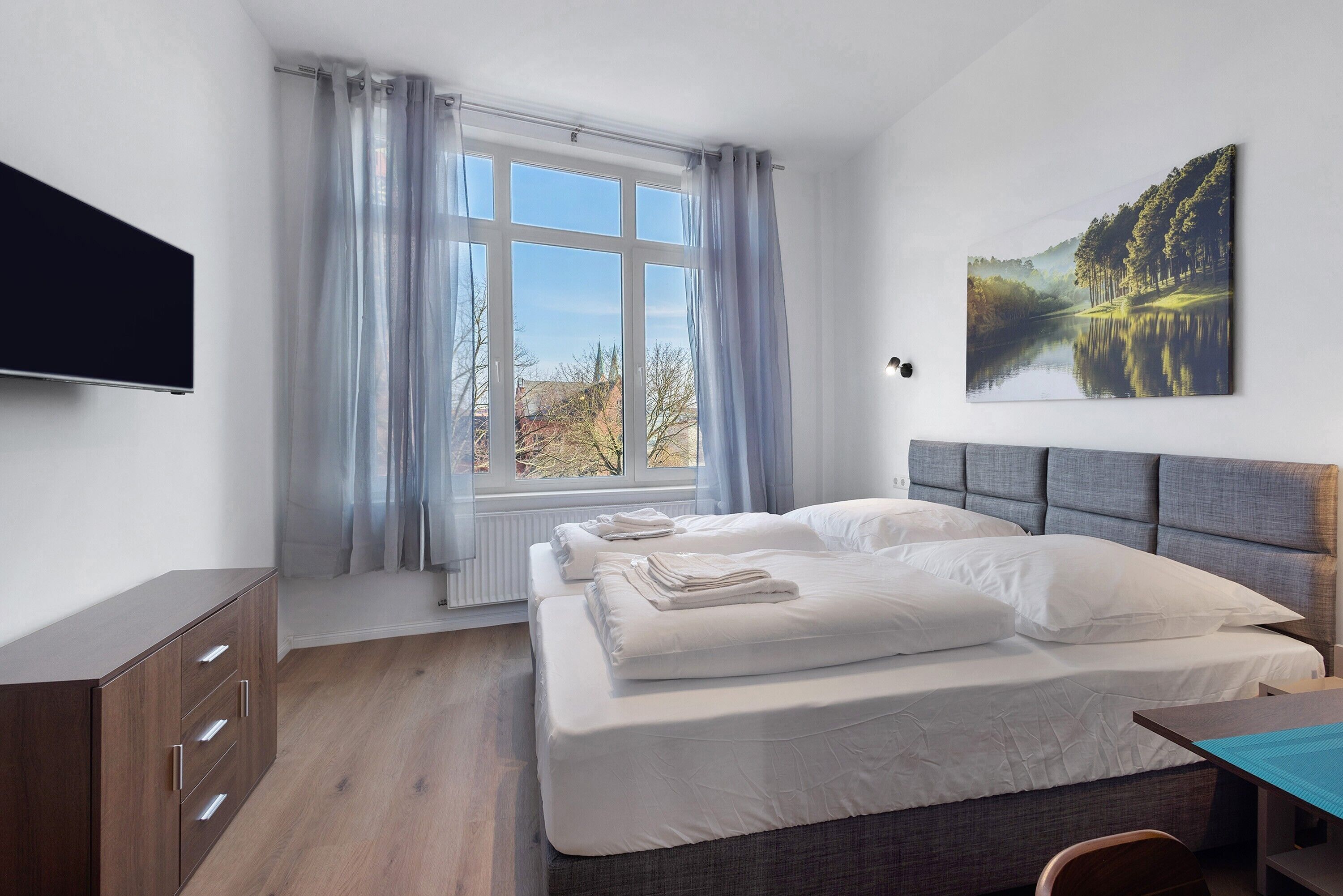 Appartement 2 Pièces 3-2 Avec Balcon Et Wi-fi - Lübeck