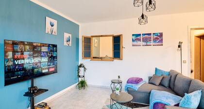 Apartment 'Blue Design - Quiet - Workplace' with Balcony and Wi-Fi