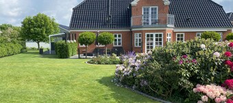 Luxury country house in nature with.