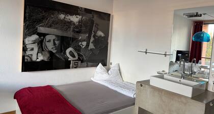 Studio 'Mit Donaublick 4' mit privater Terrasse, privatem Garten und WLAN