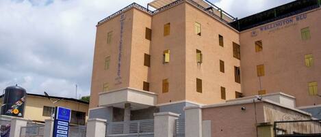 Façade de l’hébergement