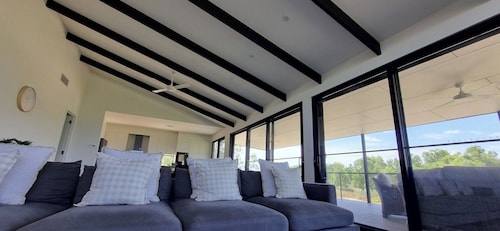 Large home on the water with boat ramp and jetty