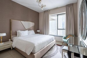 Appartement, balcon, vue ville