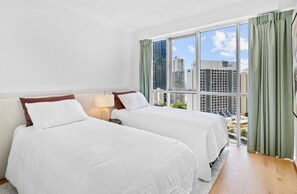 2 chambres, fer et planche Ă repasser, Wi-Fi gratuit, draps fournis