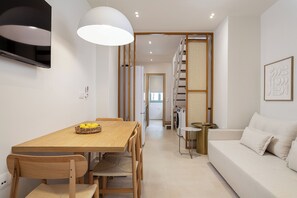 Living area - CF castle side apartment, wonderful accommodation choice up to 4 guests (Violi Charaki)