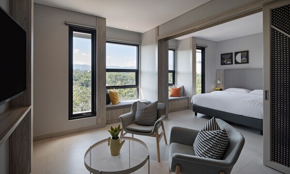 Suite – premier, byutsikt | Safe på rommet, strykejern/-brett og wi-fi (inkludert)