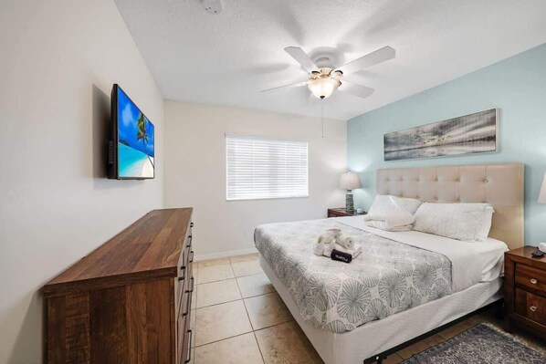 3 bedrooms, iron/ironing board, travel cot, free WiFi