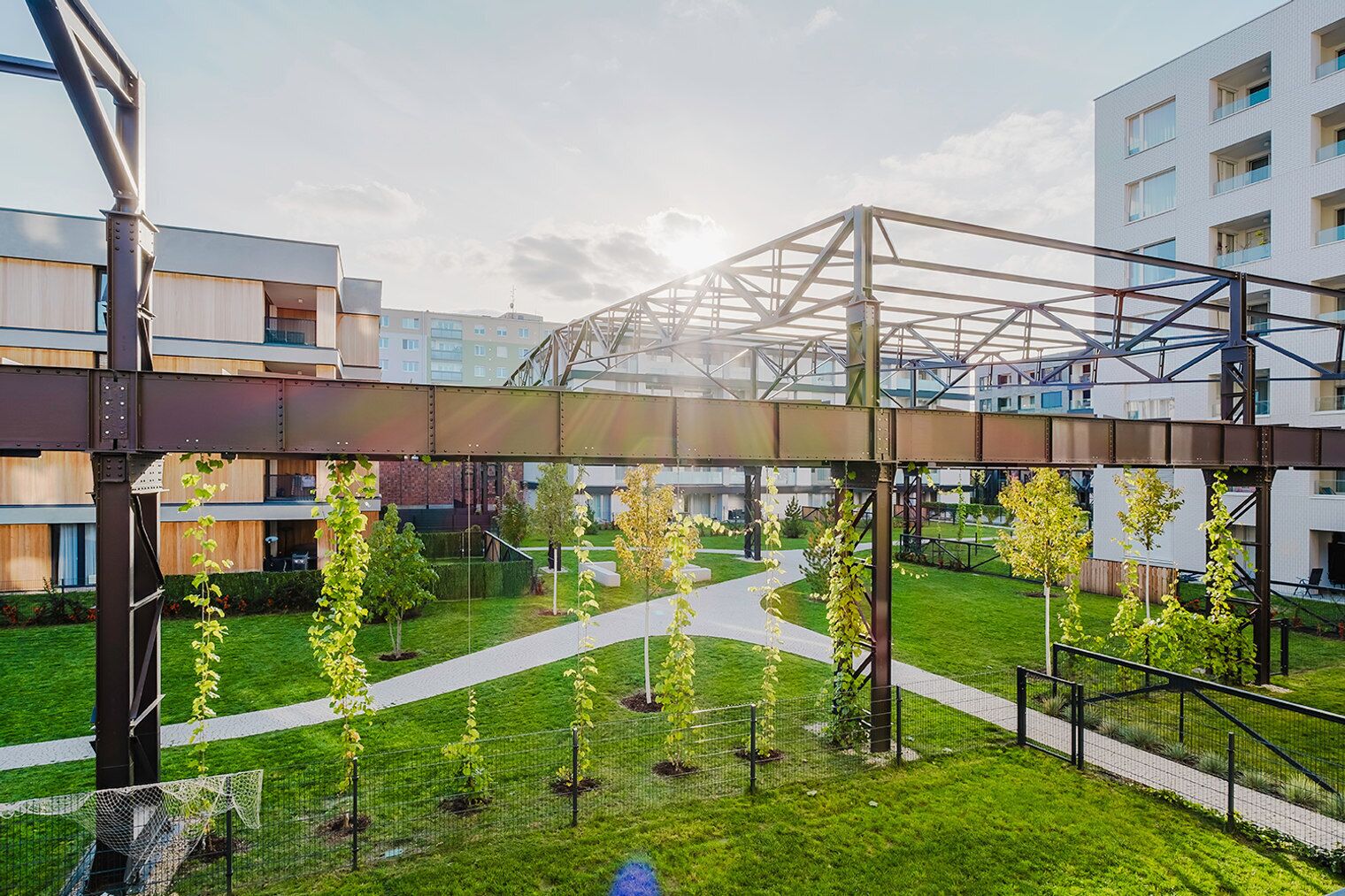 Enceinte de l’hébergement