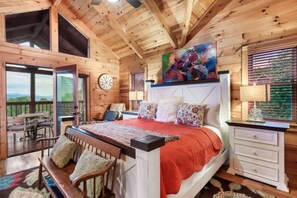 4 bedrooms, desk, iron/ironing board, travel crib