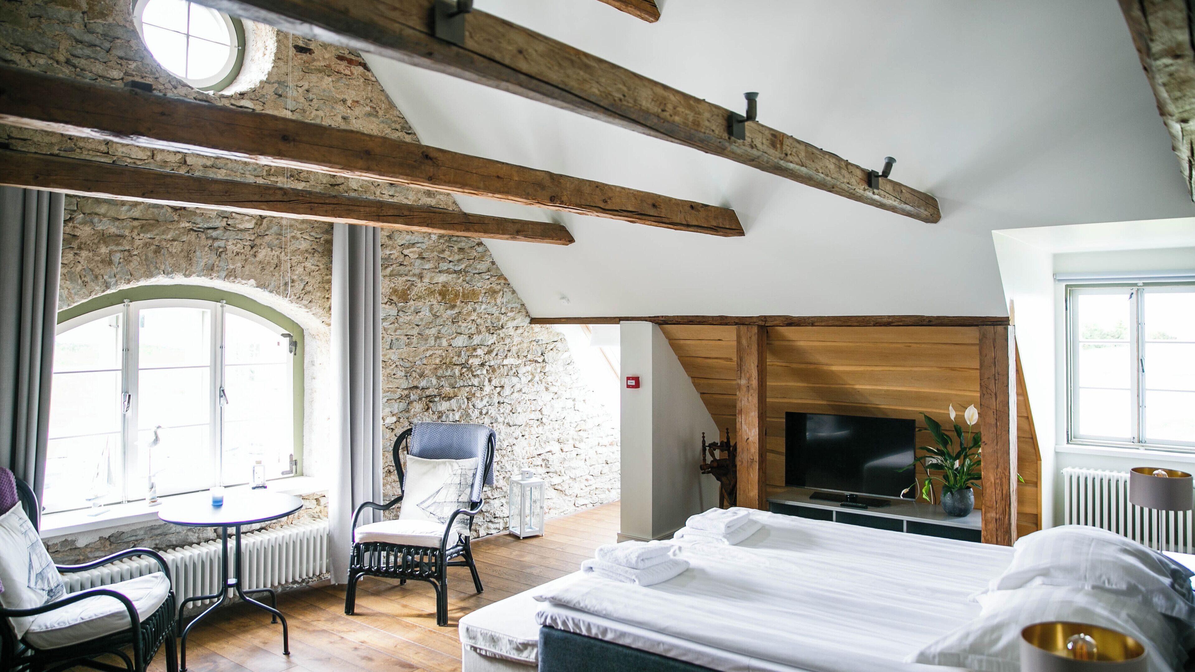 Kamar Double atau Twin Deluks, pemandangan laut | Meja kerja, setrika/meja setrika, dan Wi-Fi gratis