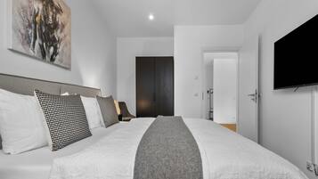 2 Schlafzimmer, Reisekinderbett, kostenloses WLAN, BettwÀsche