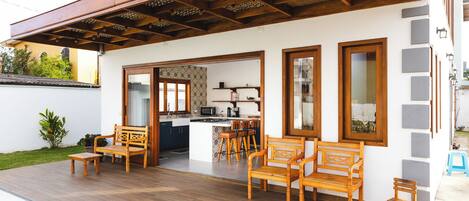 Opções para refeição ao ar livre