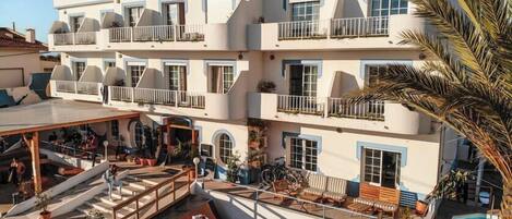 Façana frontal de l'allotjament