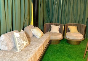 Interior - Cozy 2-bedroom apartment in Lekki with WIFI, AC and a private lounge (lekki)