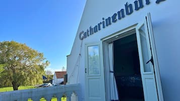 Vue depuis lâhĂ©bergement