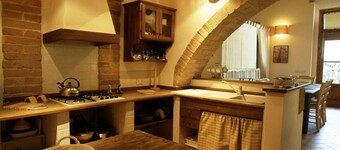 Nice apartment in villa for 2 guests with WIFI, pool and TV, close to San Gimignano