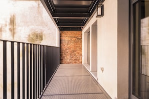 Deluxe Apartment, 2 Bedrooms, City View | Terrace/patio