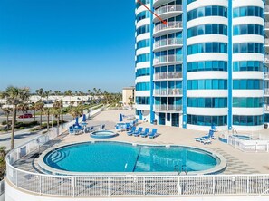 Una piscina climatizada