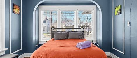 5 dormitorios, tabla de planchar con plancha, wifi y ropa de cama