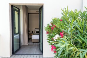 Habitación Deluxe doble | Terraza o patio