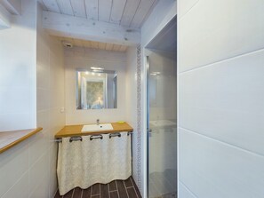 Shower, hair dryer